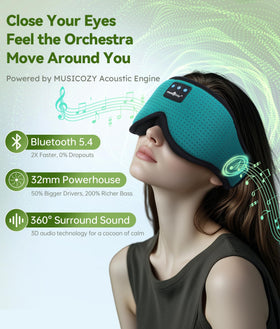 MUSICOZY breathable fabric texture keeping head cool and comfortable