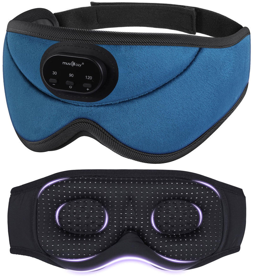 MUSICOZY front view showing the contoured 3D mask and comfortable fit