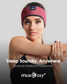 MUSICOZY Sleep Headphones comfort-fit-soft fabric for all-day wear