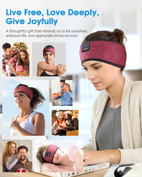 MUSICOZY Sleep Headphones washable-sweat-absorbent easy care after workouts