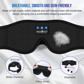 MUSICOZY inner speaker closeup revealing soft driver pocket benefit: no ear pressure