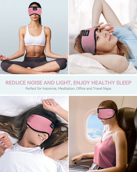 MUSICOZY lifestyle image on travel pillow demonstrating travel convenience