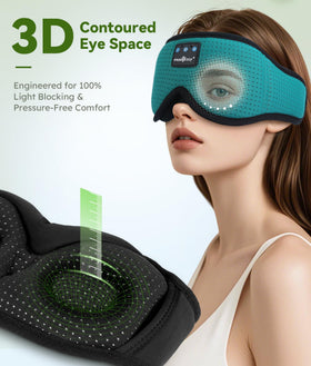 MUSICOZY nose baffle blocking light for improved darkness and sleep