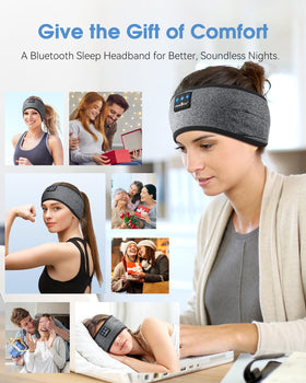 MUSICOZY wearable headband used for workouts and music during activity.
