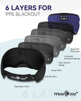 MUSICOZY size comparison next to smartphone showing compact, portable convenience