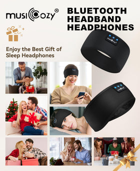 MUSICOZY headband next to common objects to show size and stretch for most head shapes