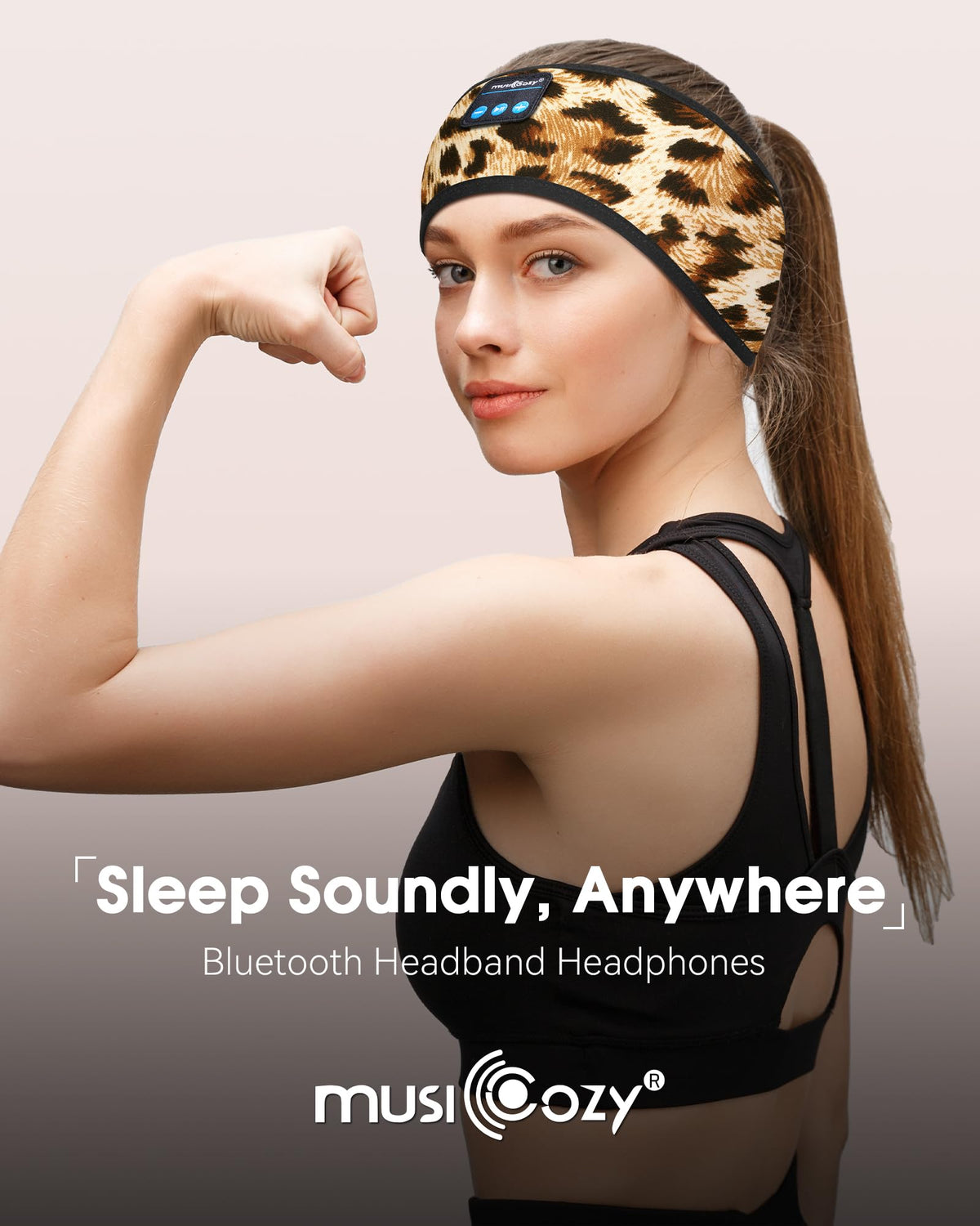 MUSICOZY Sleep Headband 40mm drivers delivering rich bass and clear mids