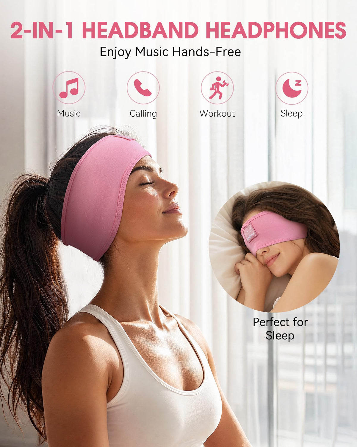 Musicozy sleep headband battery pack enabling long listening sessions