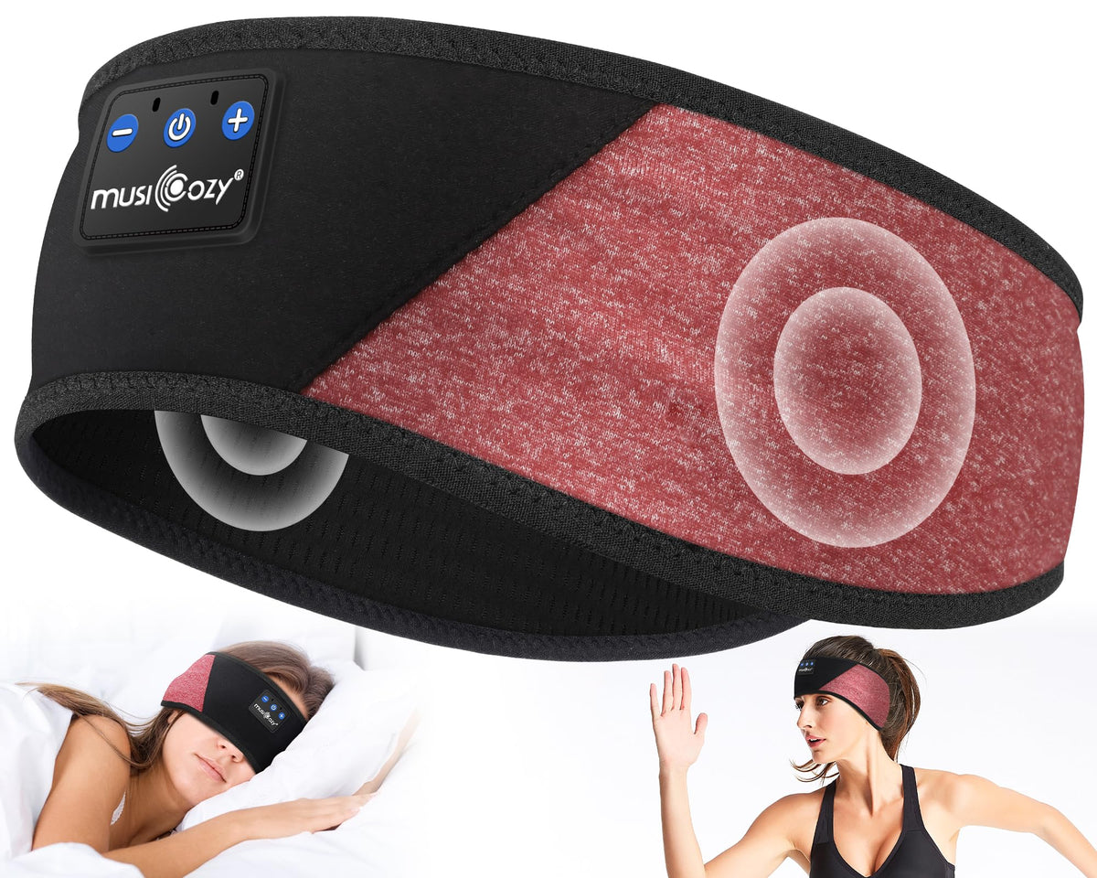 MUSICOZY Sleep Headband with Bluetooth 5-4 connection for seamless wireless listening during sleep