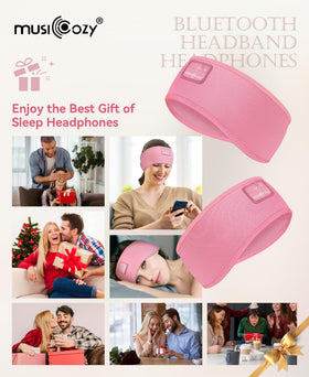 Musicozy sleep headband packaging shows full contents