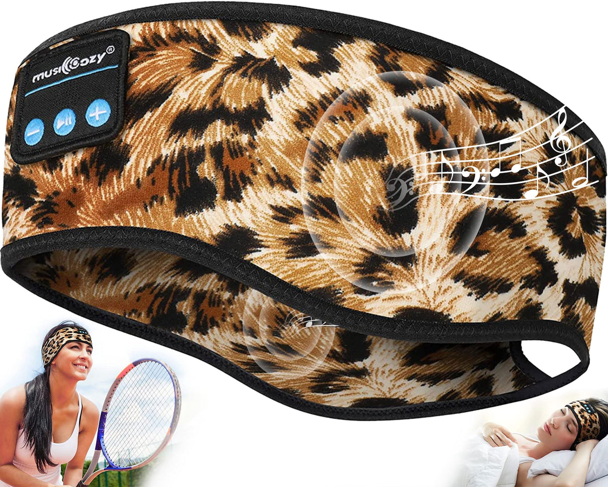 MUSICOZY Sleep Headband soft fabric closeup for comfortable all-day wear during workouts