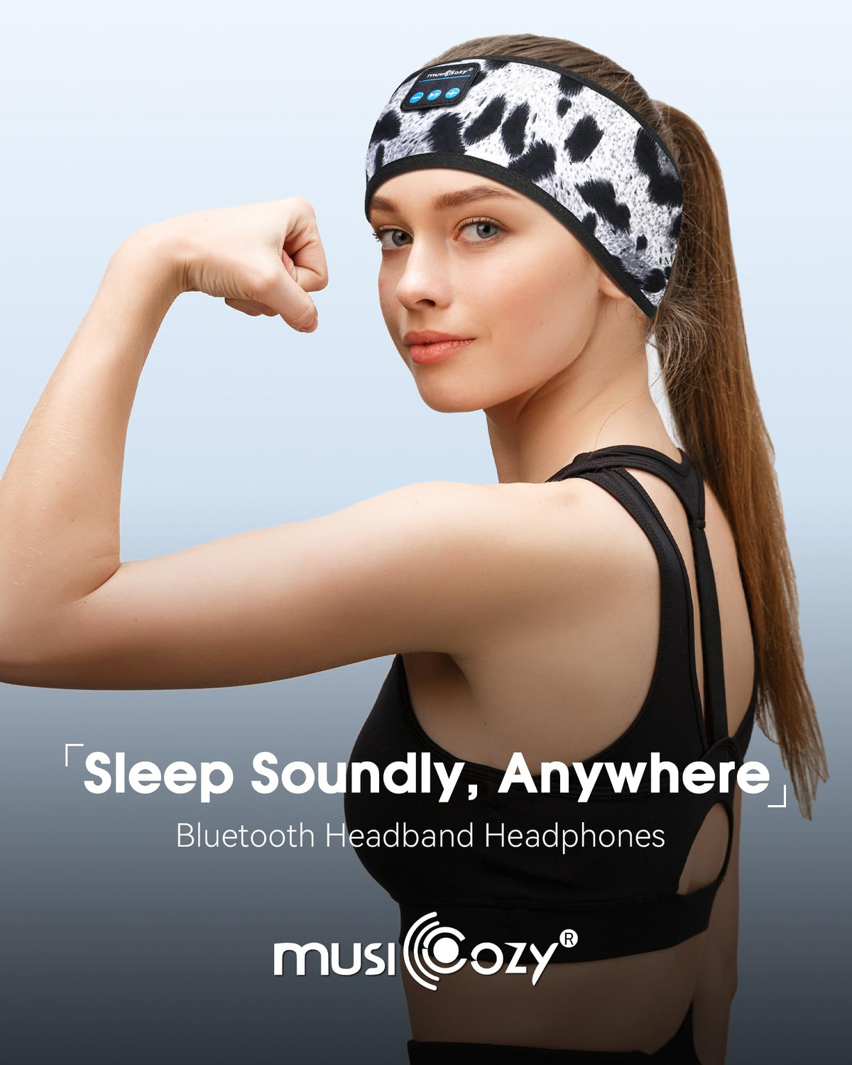 MUSICOZY Sleep Headphones 40mm drivers deliver clear balanced audio