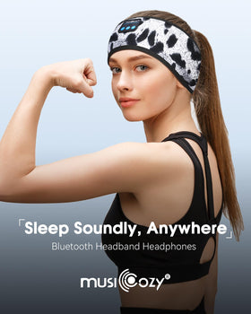 MUSICOZY Sleep Headphones 40mm drivers deliver clear balanced audio