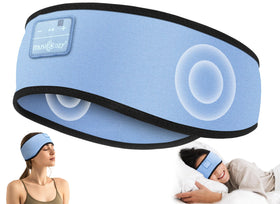 MUSICOZY Sleep Headphones headband in bamboo fabric for soft, breathable night wear