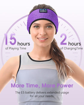 Breathable, stretchy, sweat-absorbent fabric keeps comfort during sleep or workouts.