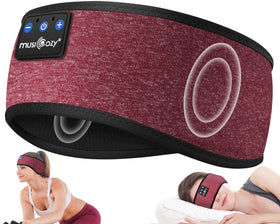 MUSICOZY Sleep Headphones headband-on-head for restful listening during relaxation