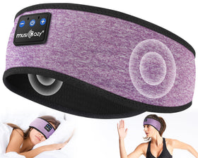 MUSICOZY Sleep Headphones Headband shown for comfortable bedtime listening