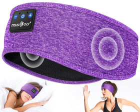 MUSICOZY Sleep Headphones Headband blends comfort and music for bedtime listening