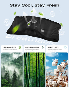 MUSICOZY sleep-mask headband combo combining light blocking and wireless audio