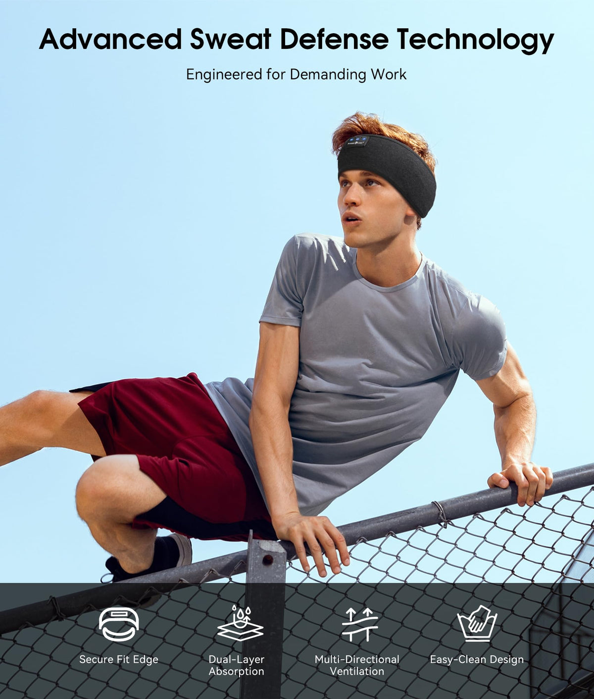 MUSICOZY soft, breathable material reduces irritation during wear.