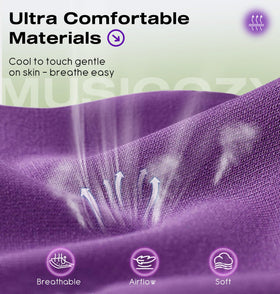 MUSICOZY travel case with mask, ideal for flights and portable relaxation
