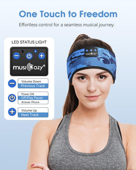 MUSICOZY USB charging cable included for quick recharge
