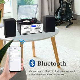 Musitrend CD cassette USB SD playback options for versatile formats.