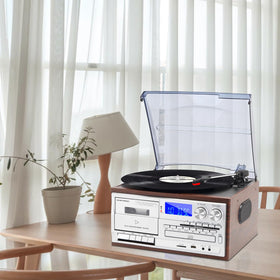 MUSITREND line-out for external speakers boosts room audio.