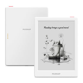 Musnap Neo with 6-inch E Ink display for glare-free daytime reading.