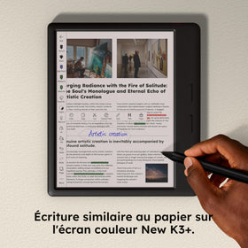 Musnap Ocean C stylus writing on screen for natural notes
