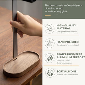 muso wood close up of metal rod for quick assembly