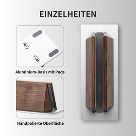 muso wood small wrench and hardware included for easy base adjustments