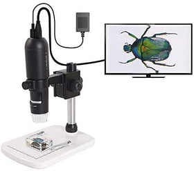 Mustcam HM160 1080p video output with HDMI for crisp monitor demonstrations.