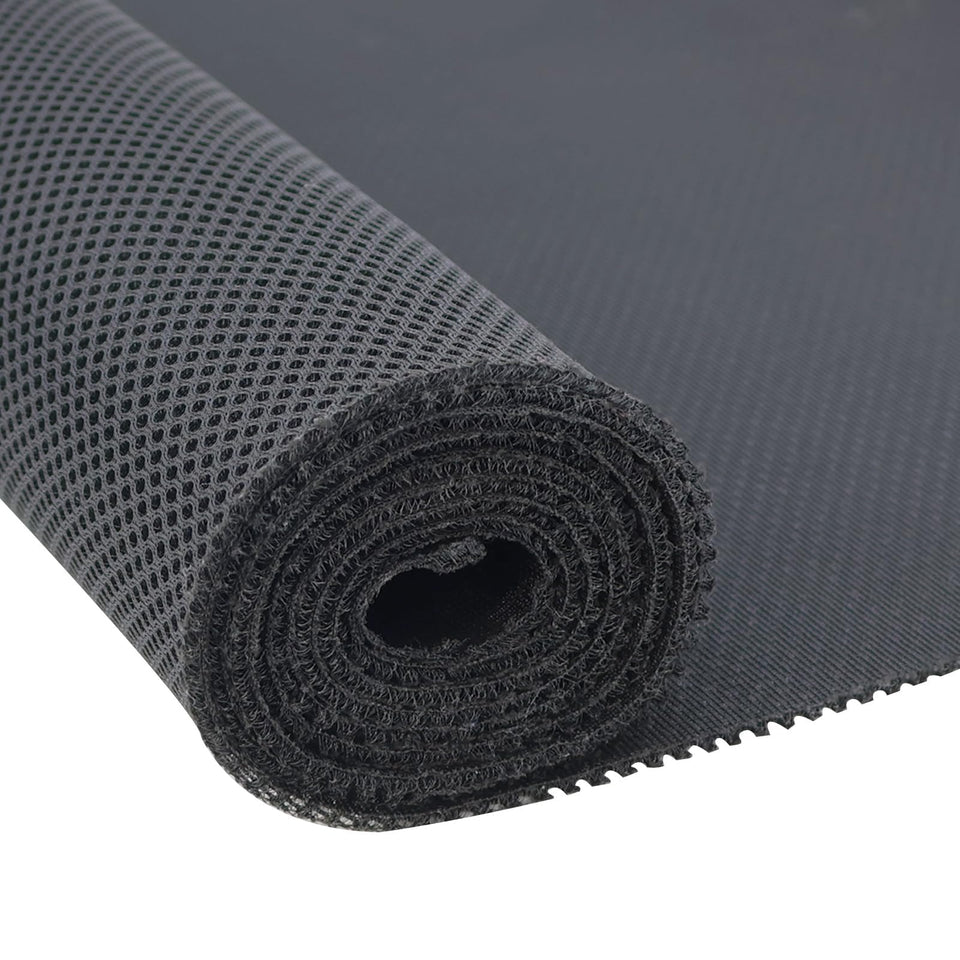 M Mute Touch stereo mesh closeup highlights acoustic transparency and texture