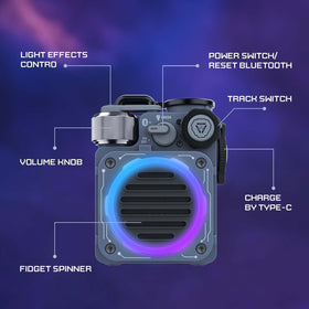 Muzen Cyber Cube in palm-size form for easy portability