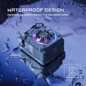 Muzen Cyber Cube-Pro Bluetooth 5.0 connects to devices up to 32 feet for easy streaming.
