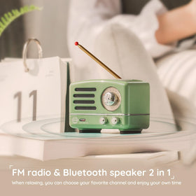 Muzen OTR with extended antenna for clear FM reception outdoors