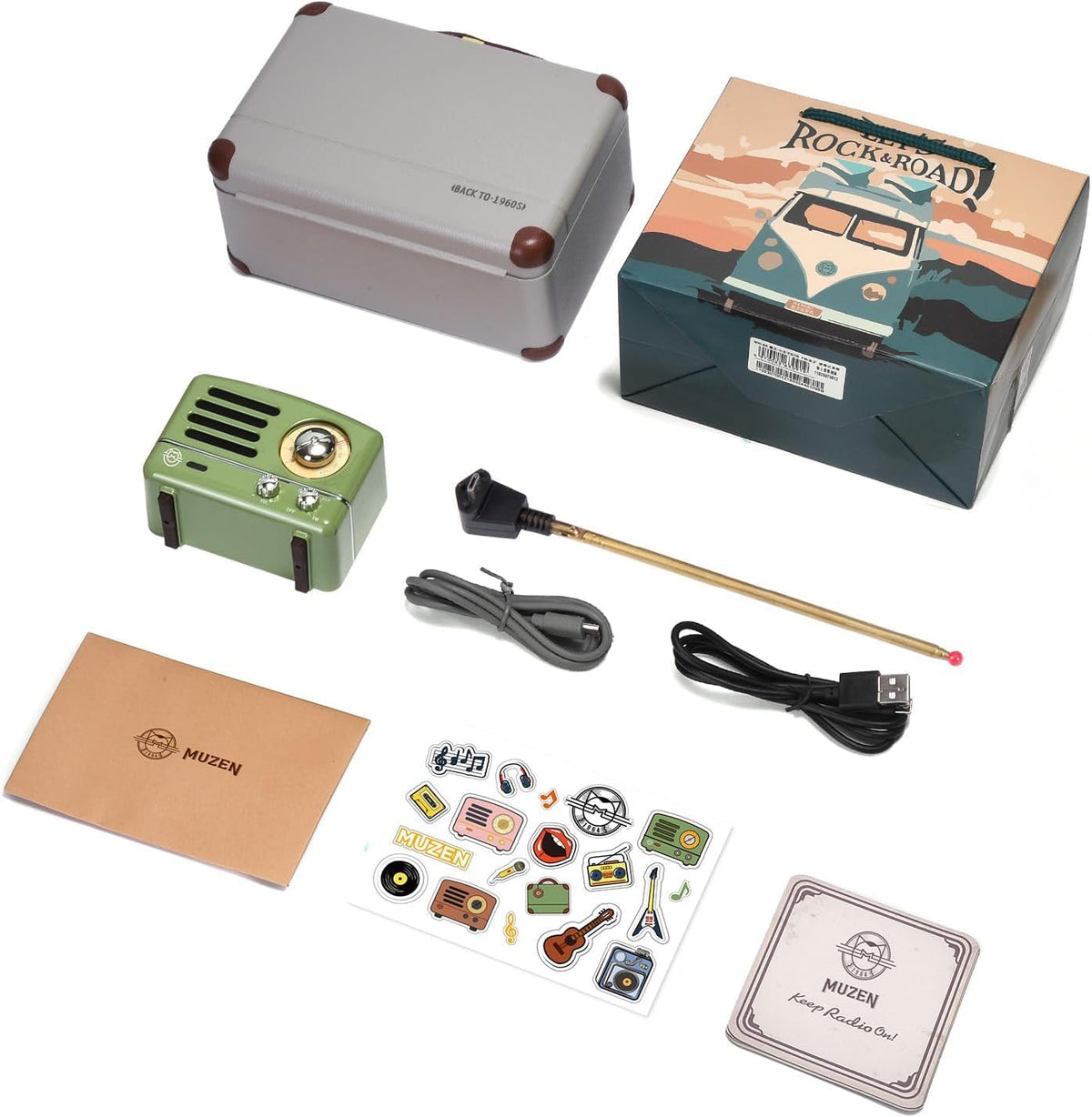 Muzen OTR color options add vintage charm to any setup