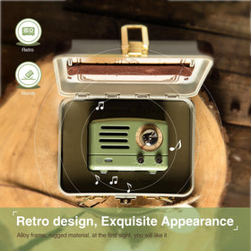 Muzen OTR in retro suitcase highlights portable travel-ready design
