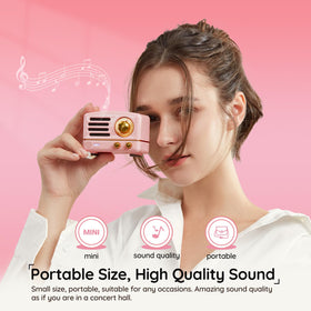 Muzen OTR portable Bluetooth speaker with side controls for on-the-go music