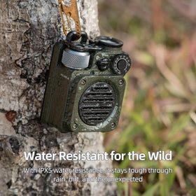 Muzen Upgraded Wild Mini 3.0 Bluetooth connection enables quick pairing on outdoor trips.