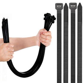 Mvyc front packaging showing 100-pack and 23-inch ties, useful for bulk projects