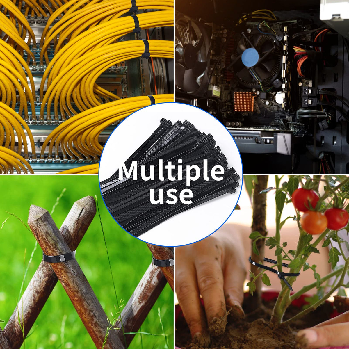 Mvyc Zip Ties come in a 1000-pack for large projects.
