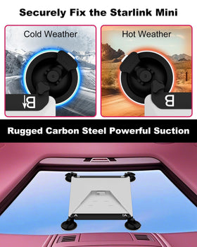 Close-up of carbon steel body highlighting outdoor durability of the mount.
