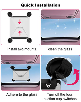 Sturdy suction on boats and smooth surfaces during travel.