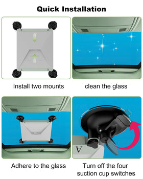 Mwin Starlink Mini grips windows securely