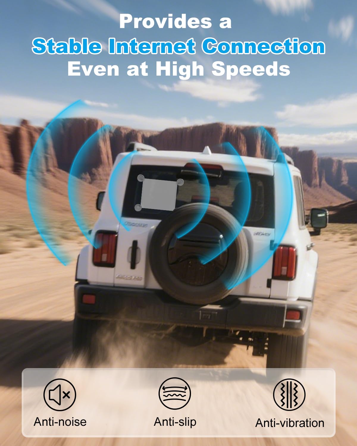 Mwin Starlink Mini replacement suction cups maintain grip over time.