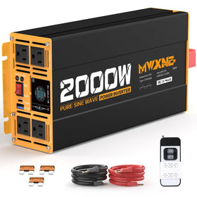 MWXNE 2000W inverter front view powering RV essentials safely