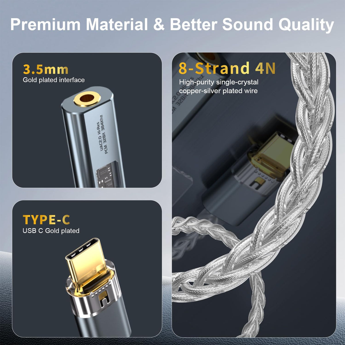 Mxcudu in use with headphones showing listening setup and improved sound benefit
