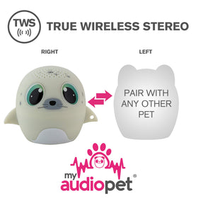 My Audio Pet mini speaker gift-pack emphasizes a delightful music gift for kids.